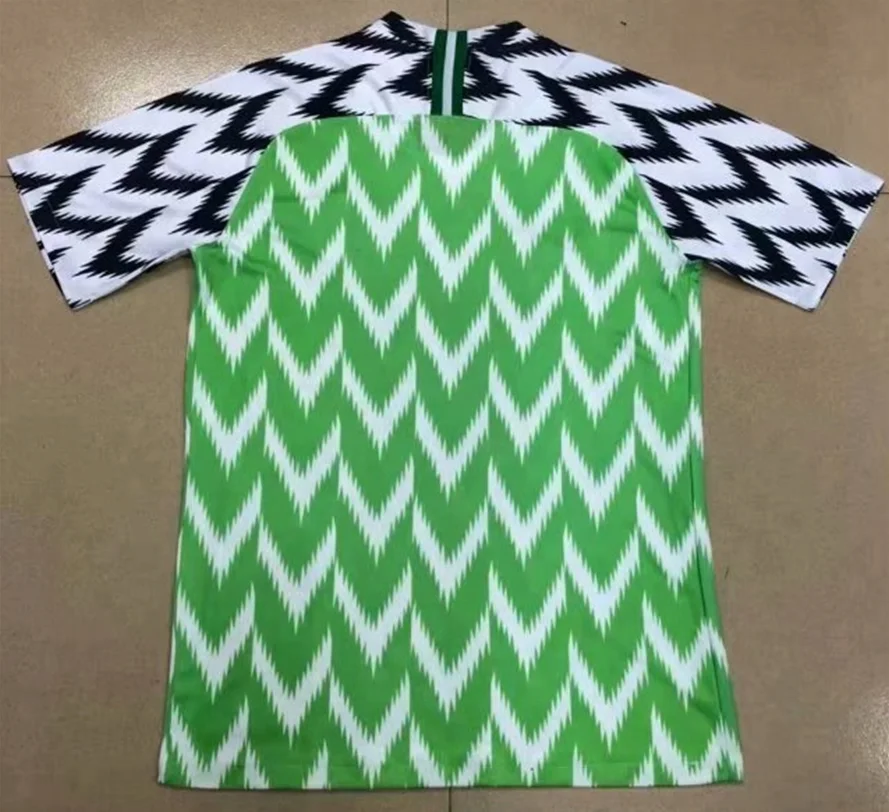 Customized 18 Nigeria Home Best Thai Quality Soccer Jersey Buy ナイジェリアサッカーユニフォーム タイ品質卸売サッカージャージ激安 ナイジェリアサッカーシャツ Product On Alibaba Com