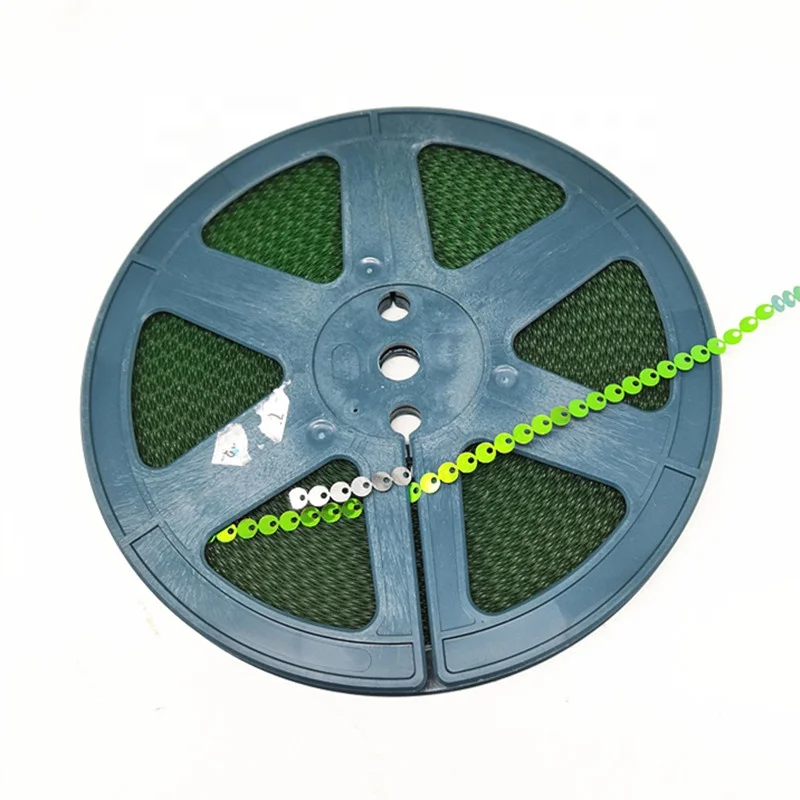 Аксессуары для одежды 5 мм двусторонние круглые Блестки катушка с боковым отверстием блестки