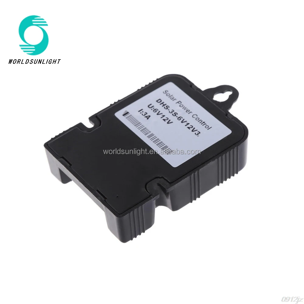 6V/12V 3A Solar Charge Controller - PWM Charging With LED Indicator & IP30 Protection