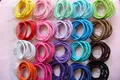 100pcs 25 colors 11cm Child Girls Elastic Hair Bands Good Quality Hair Rope JD Card Packing