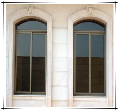 Foshan Manufacturer PVC Curve Sliding Window with Cheap Price