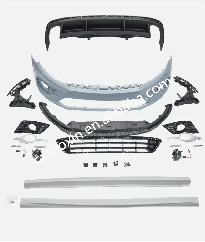 Cover for VW Passat B8 2014-2021 Car Accessories GTI R-Line R32 Piano Black  Tuning Sport Design Body - AliExpress