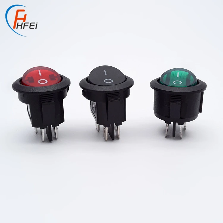 Enec Round Rocker Switch 16a Rocker Switch 250v T125 Kema Keur Rocker Switch