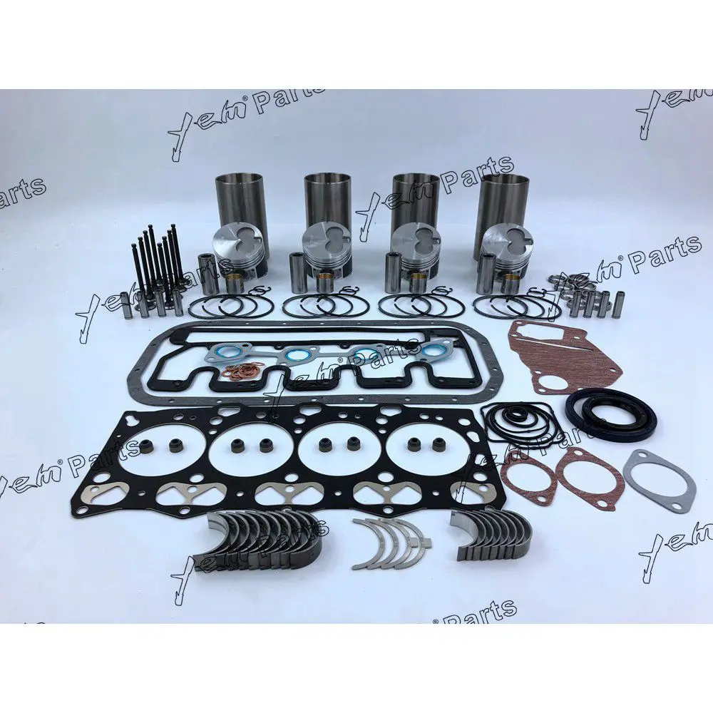 4LE1 Overhaul Kit With Bearings Full Gasket Set Liner Kit for Isuzu Engine 2