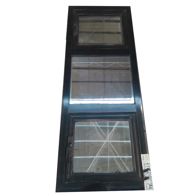 Foshan Aluminium Aluminum Triple Laminatied Glass Casement Awning