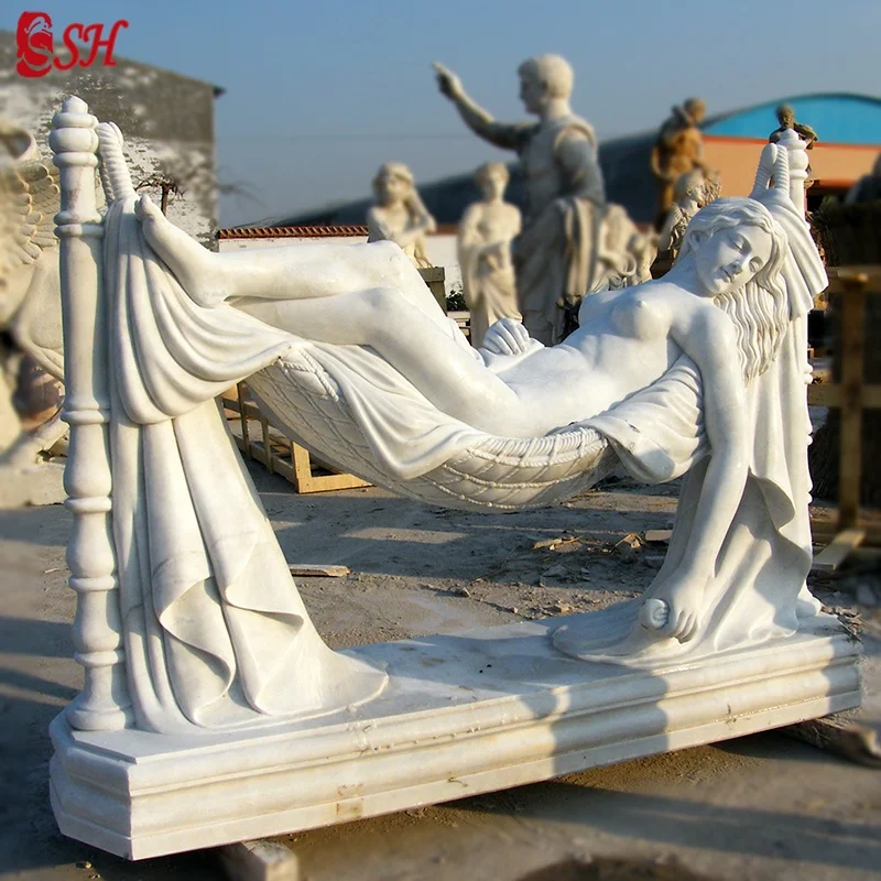 Famous Marble Nude Woman Stone Statue for Sale