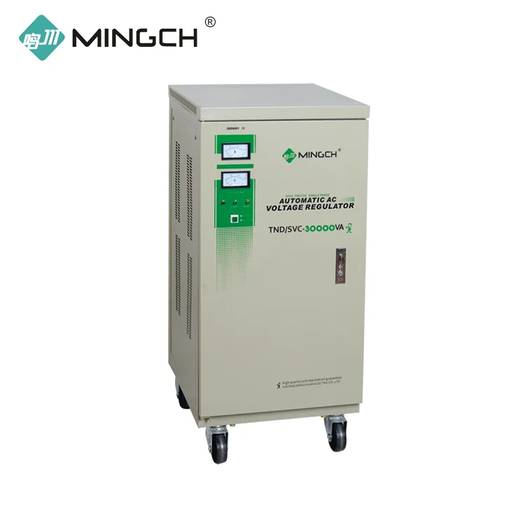 MINGCH TND Series 30 Kv 20 Kv 15 Kv Single Phase Ac Automatic Servo Voltage Stabilizer