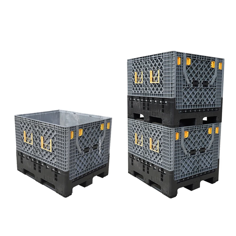 800L Foldable and Reusable Large Plastic Pallet Bin for Sale
