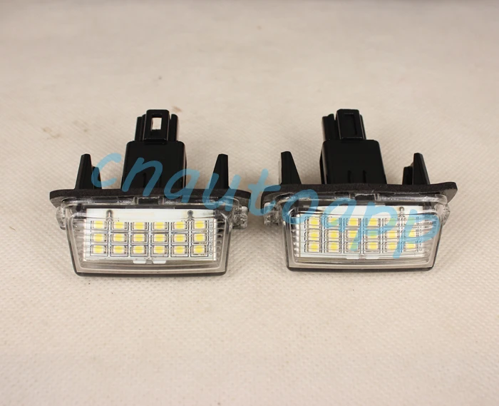 Car LIcense Plate Lamps LED Custom License Plate Lights For Toyota Yaris 2012 2014 / Camry 2013