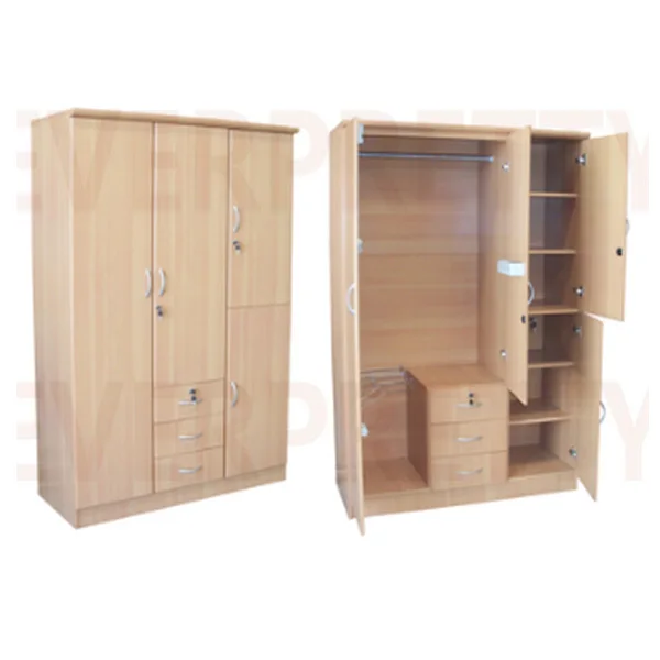 Wholesale Modern Style Sri Lanka Teak Wood Almirah Pantry Cupboard