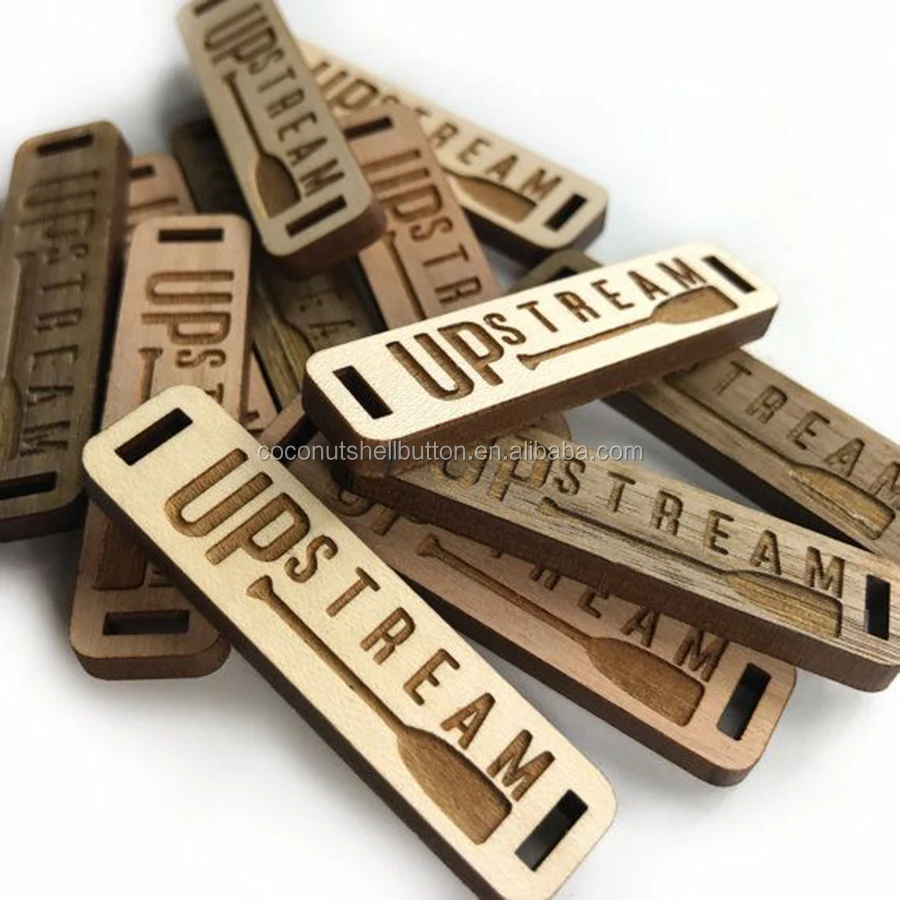 Handicraft Personalised Wooden Custom Brand Label Name Label Hang Label Hang Tags