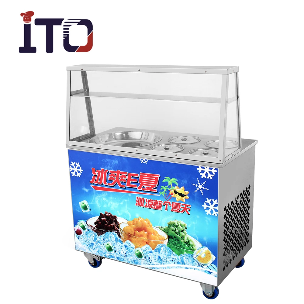 Машина для мороженого 1 Сковорода и 4 охлаждающих ведра