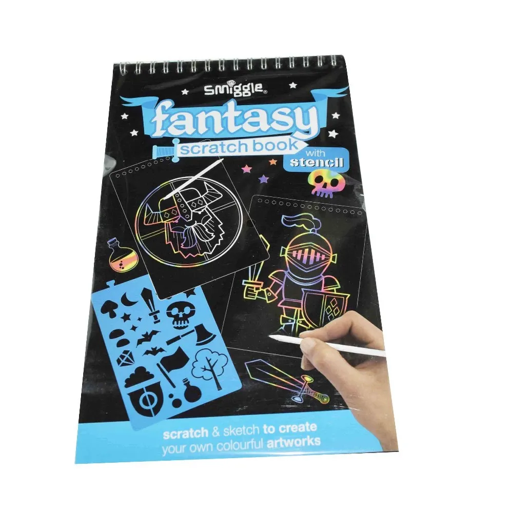 Kids Educational Magic Scratch Card Book
