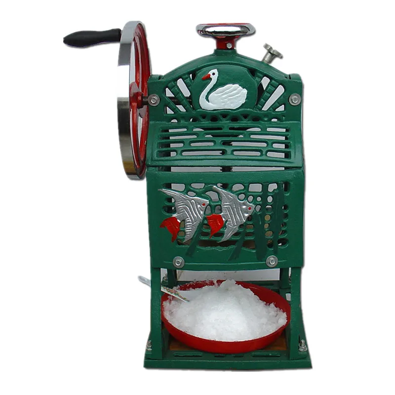 Commercial Manual Ice Crusher and Shaver Machine Snow Cone Maker