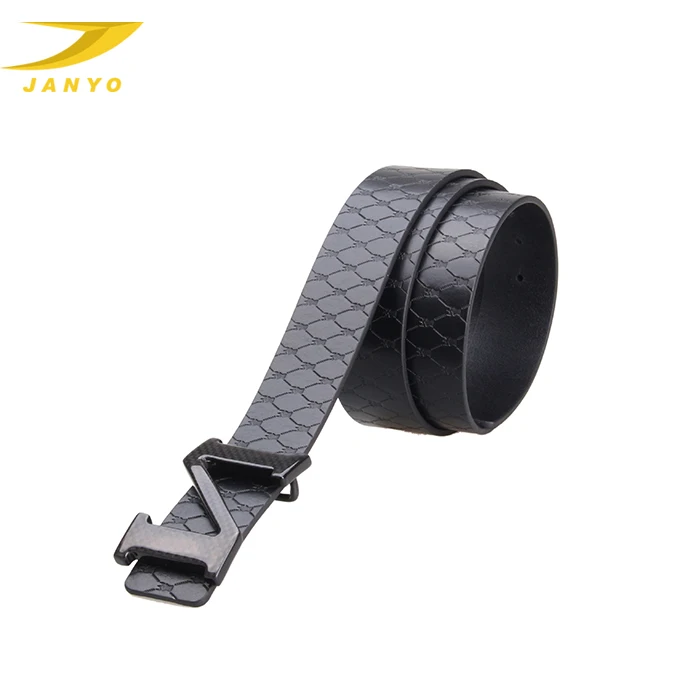 New Style Carbon Fiber Buckle Soft Genuine Leather Belts For Men Buy Genuine Leather Belts