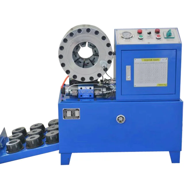 Shower Tube AC Hydraulic Hose Crimping Machine For Hydraulic Fittings