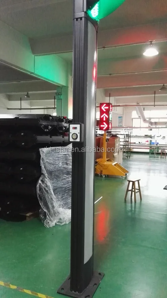 Солнечный беспроводной светофор с пешеходной кнопкой