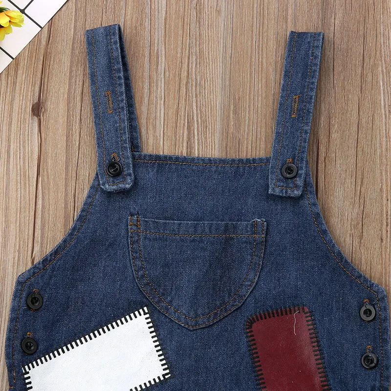 ITFABS Toddler Baby Boy Girl Overalls Corduroy Suspender Pants Outfits Solid One Piece Romper Jumpsuits Kids Clothes
