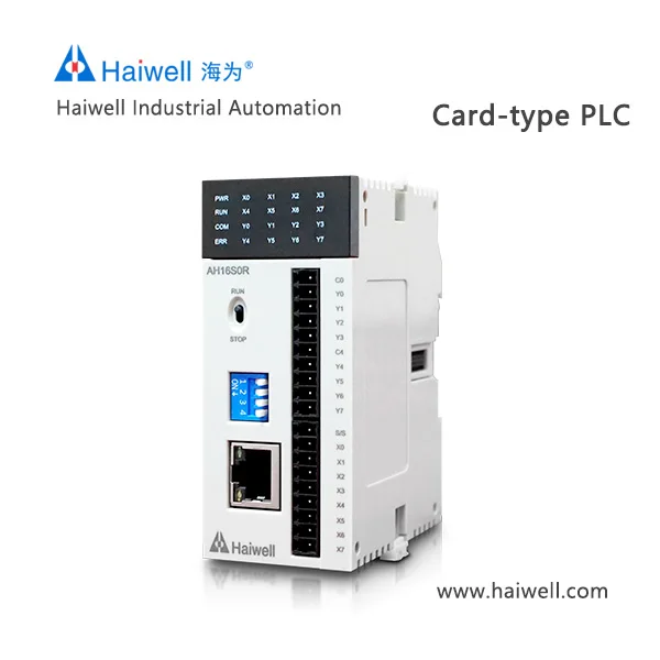 Haiwell Card Type Logic Mini Controller Thin Design PLC CPU