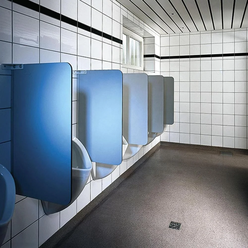 Modern HPL Phenolic Compact Laminate Toilet Cubicle Partition System Compact Laminate Toilet Partition System