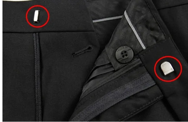 Trousers Metal Hook Button and Bar