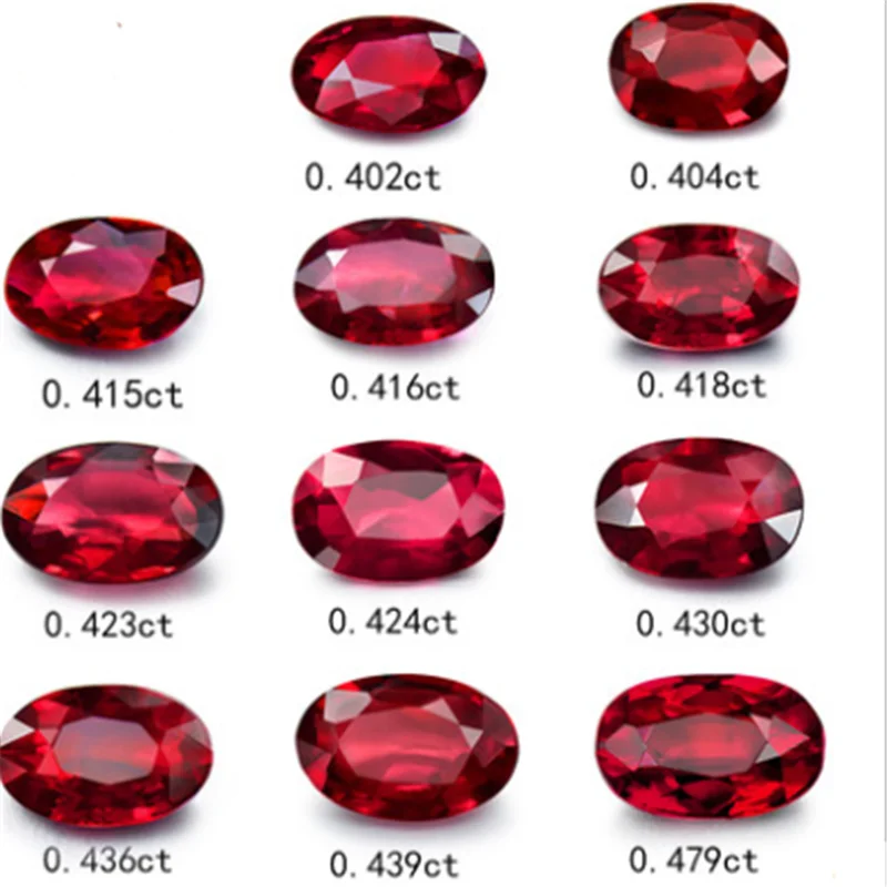 天然ルビー1.398ct ルース裸石ジェムストーンオーバルカット鑑別書