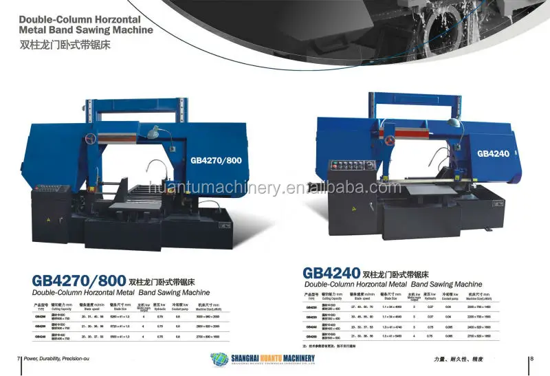 Ленточная пила для резки углеродистой стали