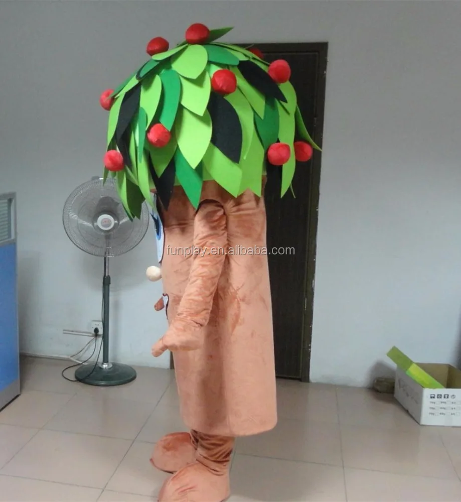 HI CE Custom Made Cheap Simple Cosplay Plant Make Tree Mascot Costume for Adult
