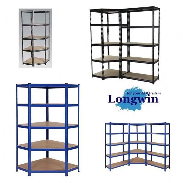 5 Level Boltless Modular Industrial Shelving System Metal Shelving Garage Warehouse Shelving Buy Warehouse Shelving Metal Shelving Shelving System Product On Alibaba Com