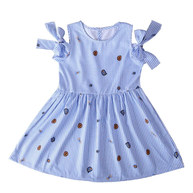 Hao Bebe Ete Nouveau Rayure Epaule En Mousseline De Soie Robe Bowknot Des Filles Robe De Nuit Transparente Pour Les Filles Buy Robe De Nuit Transparente Pour Les Filles Robe D Enfant Mignonne Robe