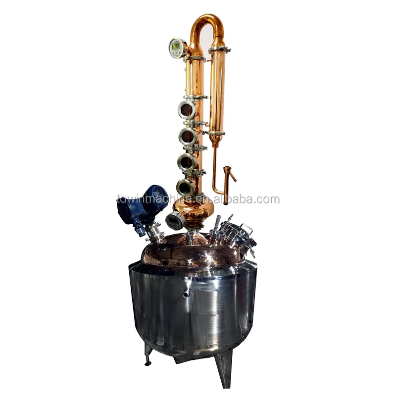 Copper Still 50L 100L 200L 300L Gin Distillery Equipment Alcohol Distiller  Gas Destiller - AliExpress