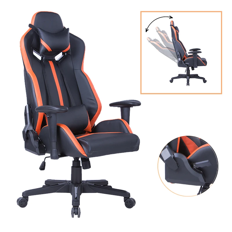 高背pc 椅子赛车风格电脑椅人体工程学游戏电脑椅与可调头枕 Buy Adult Gaming Chair Computer Gaming Chairs For Adults Computer E Sport Gaming For Adult Gaming Chair Cyber