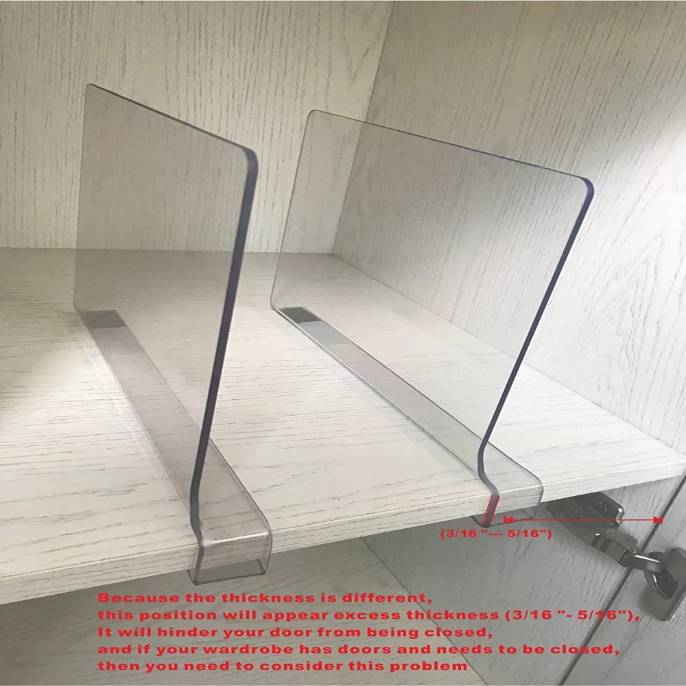 MALLOOM Regal-Trenner 12-tlg. - Weiße Draht-Trennwände Für Schrank-Organisation