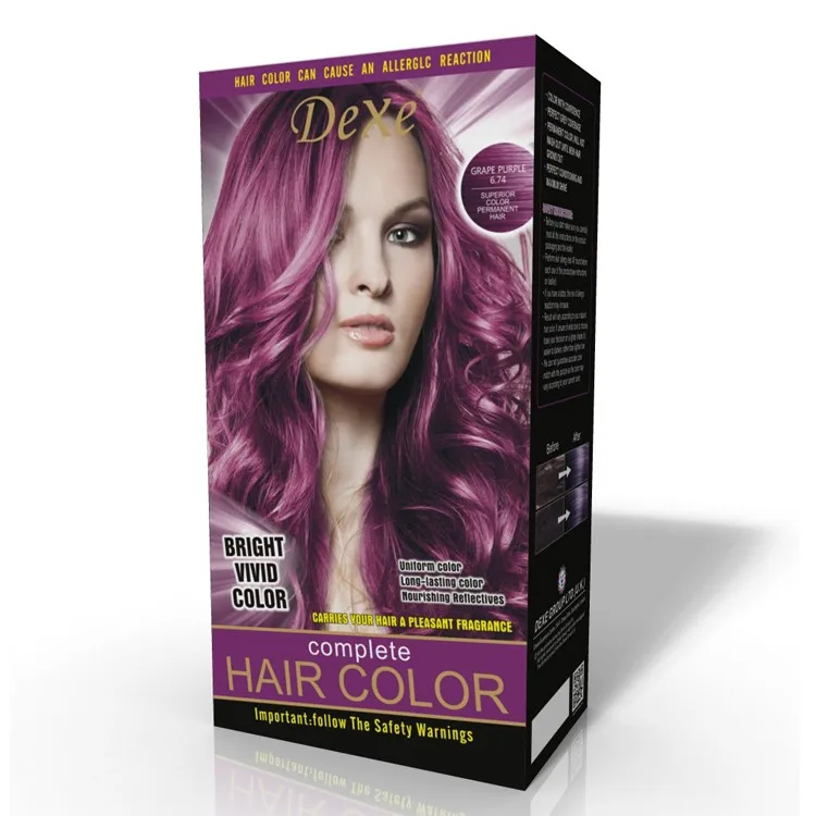 DEXE Subaru Hot Sell Permanent Black Blonde Gold Brown Hair Color Cream Speedy for Grey White Gray Hair Dye for Africa Men Women