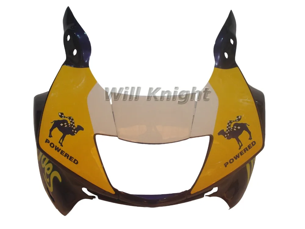 Новинка 100%, подходящие для литья под давлением Обтекатели для HONDA CBR 600 F3 97 98, желто-фиолетовые