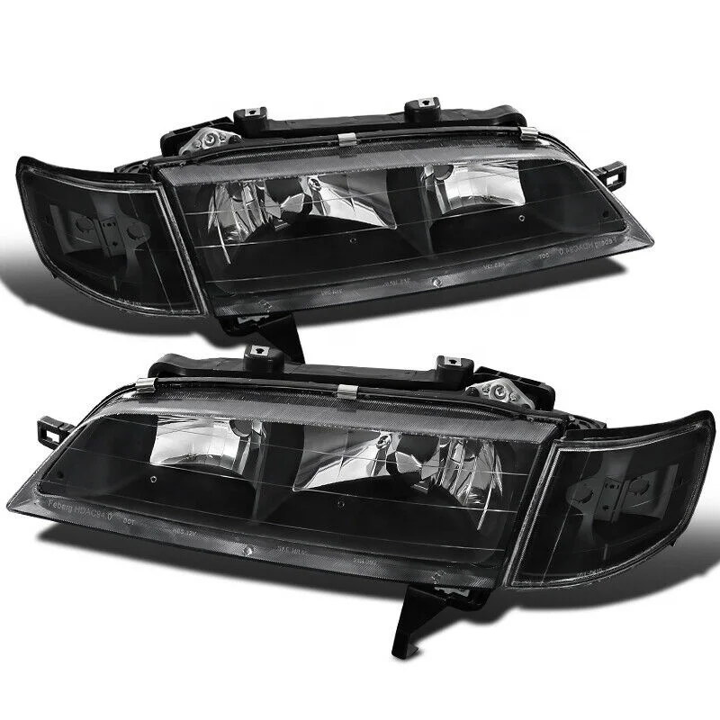 Apply To Jdm Headlamp For Honda Accord Black Headlights Head