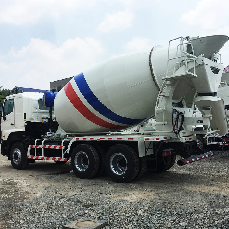 Construction Machinery Hino Concrete Mixer Machine Portable Truck 10cbm