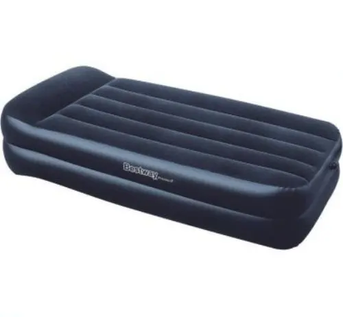 Bestway 67381 Comfort Quest Flocked Premium Airbed Single