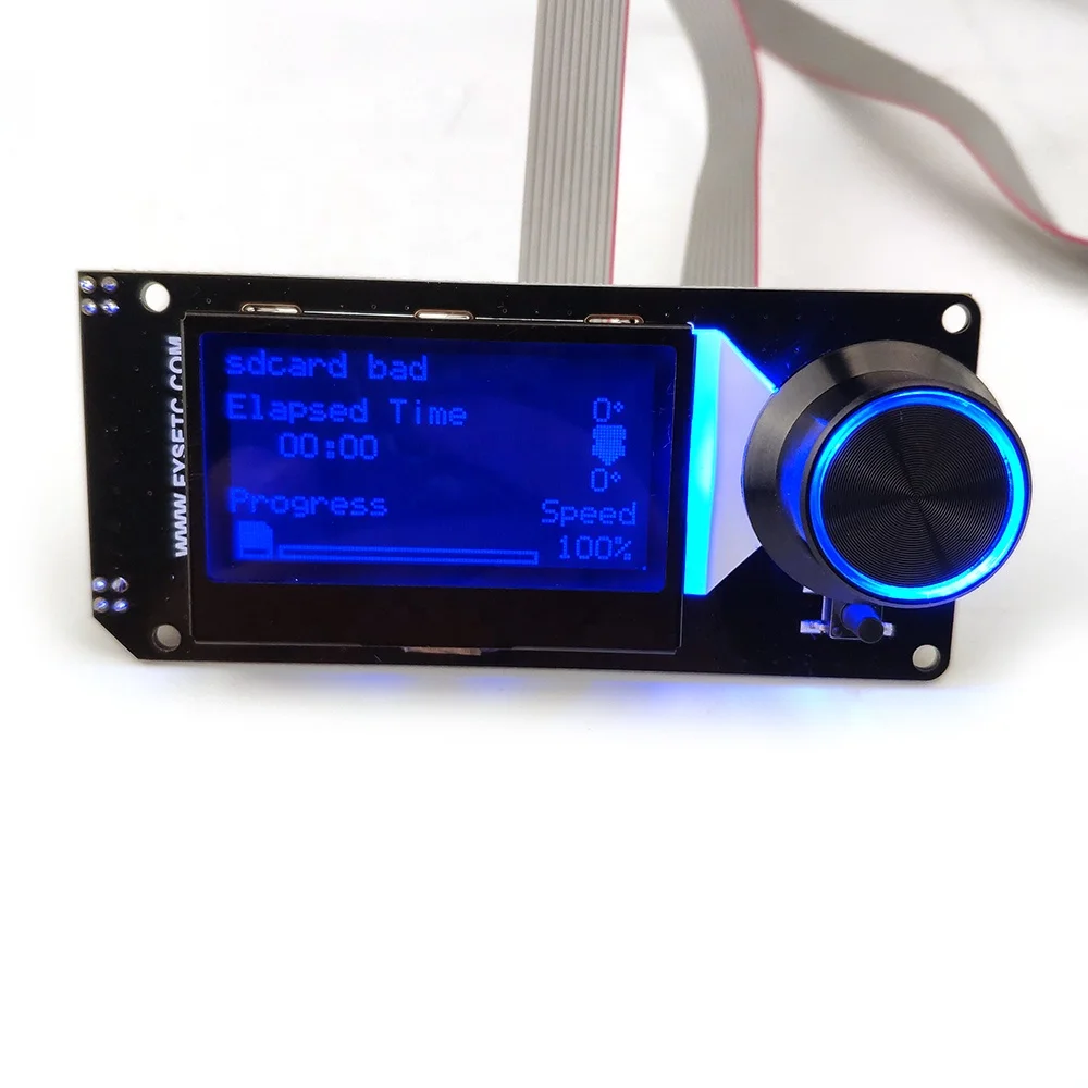 Type B MINI12864 LCD Screen Mini 12864 Smart Display RGB Backlight White Supports Marlin DIY With SD Card 3D Printer Accessories
