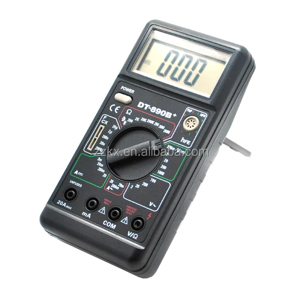 M890B+ Digital Multimeter With Resistance Capacitance AC/DC Voltage&Current Test Bracket