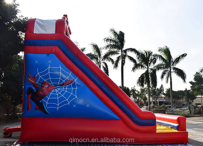 2019 новый стиль надувная горка Человек-паук, мультяшная надувная горка для продажи, надувная Милая горка для детей