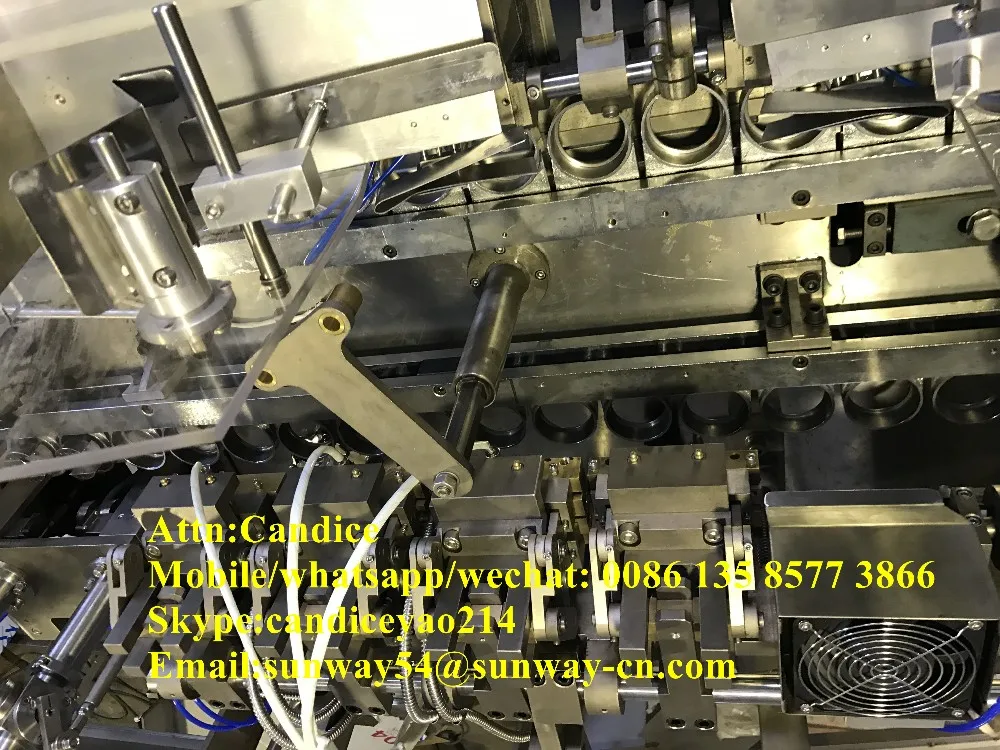 Three Color Toothpaste Tube Filling and Sealing Machine