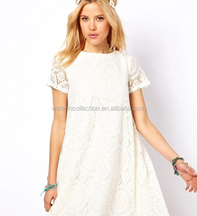 Vestidos De Boutique Para Mujer,Vestido Blanco De Manga Corta De Encaje Con  Flores Bordadas,Vestido Aline 4xl 2015 - Buy Vestido De Verano,Vestidos  Para Mujer,Vestido De Encaje Product on Alibaba.com