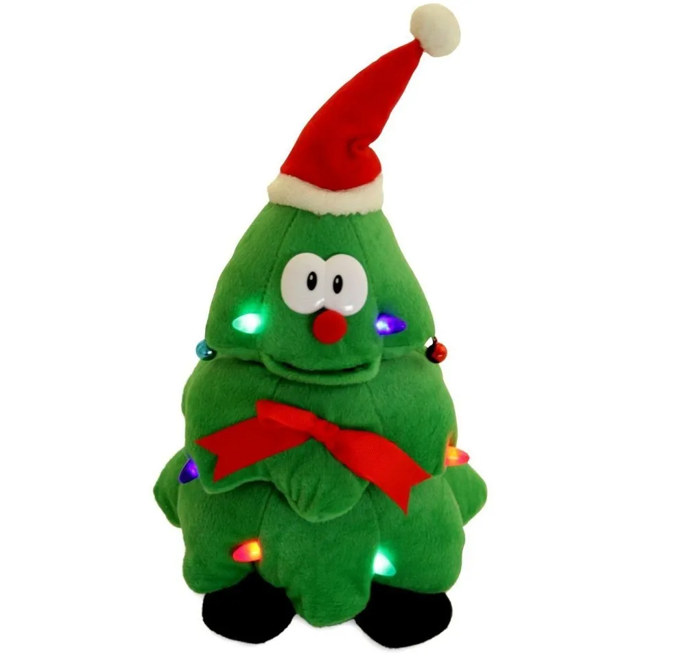 singing plush christmas tree