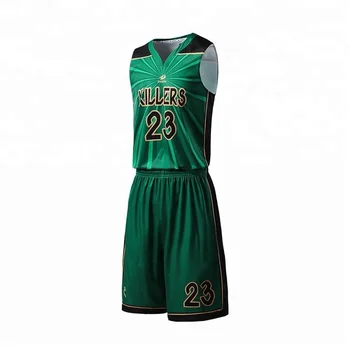 Source Custom green basketball jersey design by you own ideas full heat  transfer printing logo and team name on m.