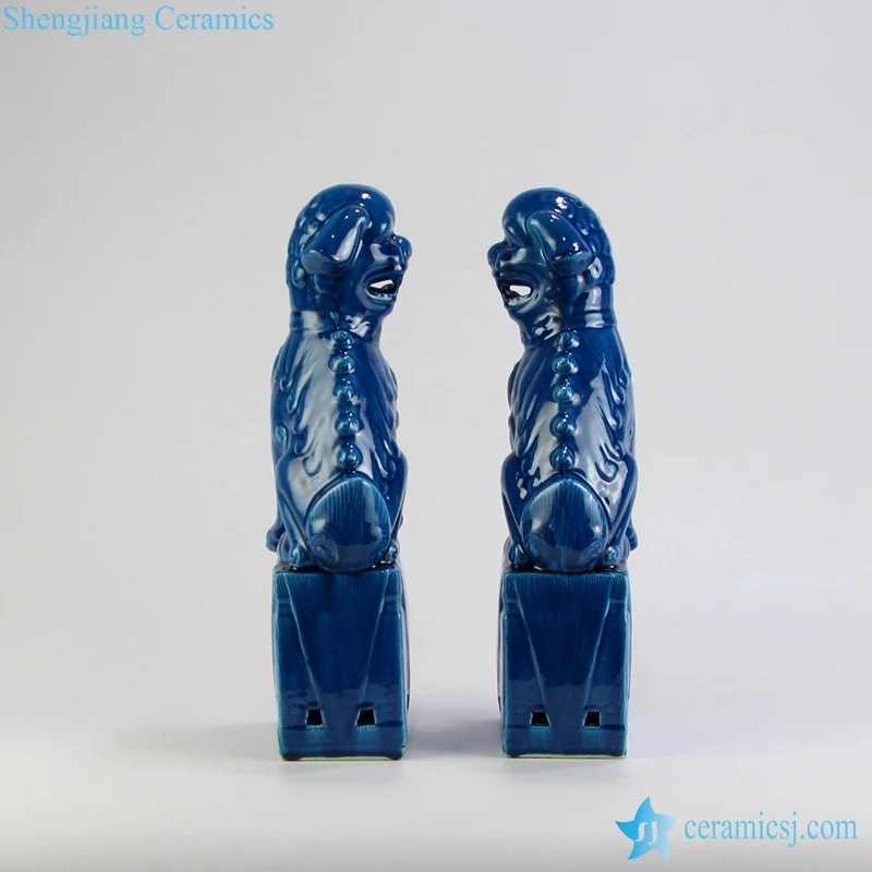 RZGB05-06 синего цвета в китайском стиле foo dog керамическая