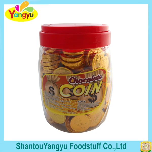 Высококачественная Золотая шоколадная монета в