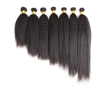 Huashuo Free Shipping Yaki Straight 18 Inch Hair Weave,100 Human Hair Yaki Straight Extensions