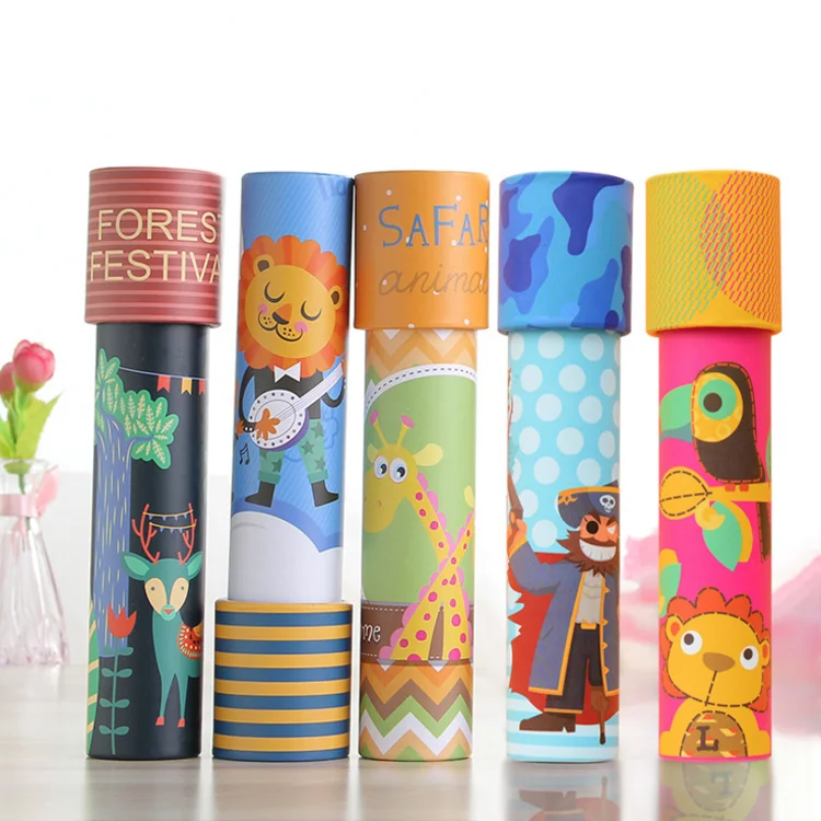 Заводская оптовая продажа, забавный детский телескоп, Классические игрушки красочного мира, 3D Калейдоскоп