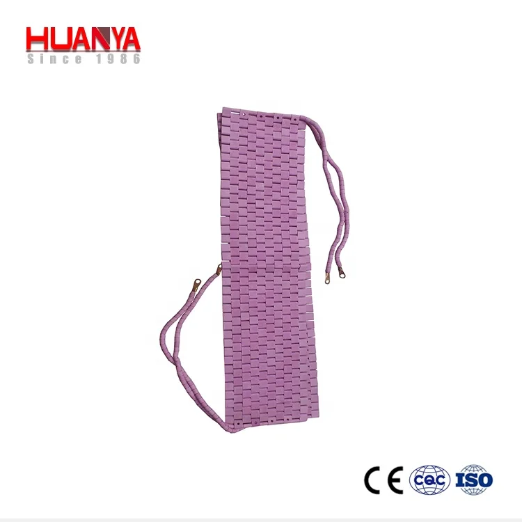 FCP Heater Ceramic Heating element Heat Treatment pink Flexible Ceramic Pad Heater